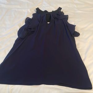 Macy’s polyester sleeveless blouse